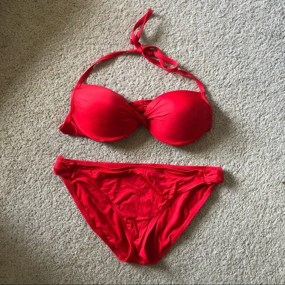 Mossimo Supply Co. Red Bikini - Picture 1 of 3